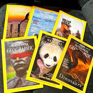 National Geographic 1993 (LOT OF 6)